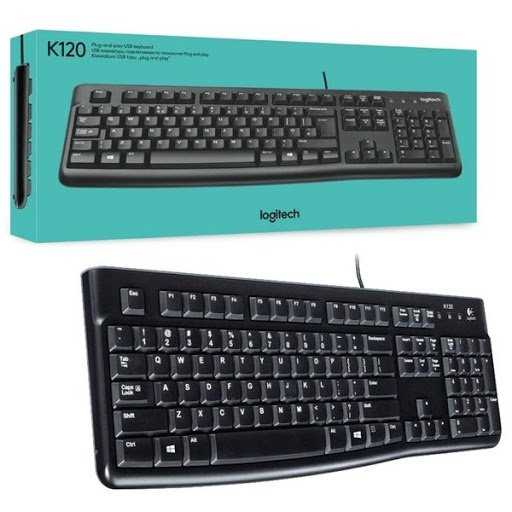 Teclado Logitech K120 Black