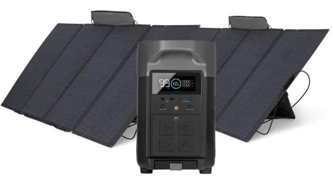 EcoFlow DELTA PRO + PANEL SOLAR 400W x 2