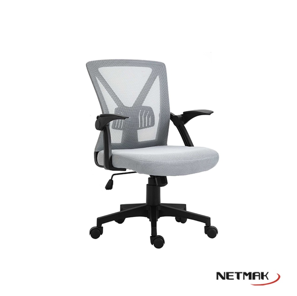 Silla Gamer Netmak Nm-Allegra Rejilla Gris