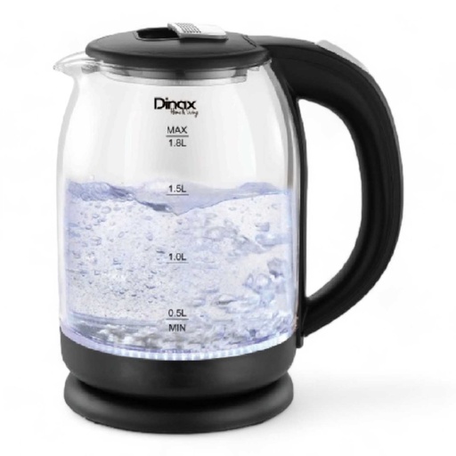 Pava Eléctrica Dinax 1.8L Vidrio C/Corte Aut. Pavpe15004S