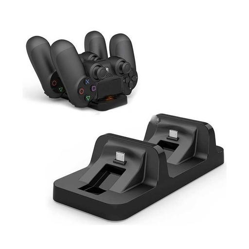 Base Cargador Para Joystick PS4 Dinax DXBA2CAJOY