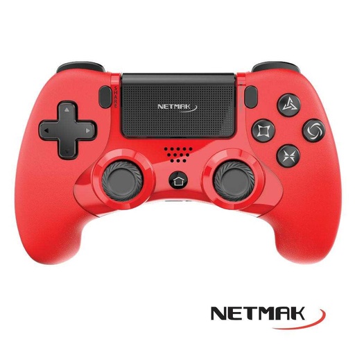 Joystick Bluetooth Netmak PS4 NM-P401 Red