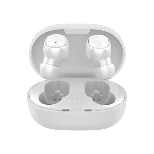 Auricular Bluethoot Earbuds A6S Blanco