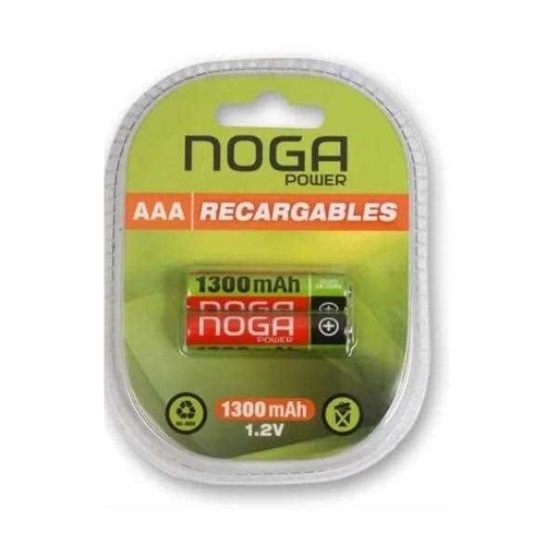 Pila Recargable Noganet AAA 1300MAH NI-MH Blister X2