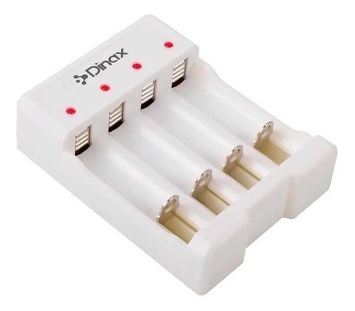 Cargador De Pilas Dinax USB P/4 Pilas (AA y AAA)