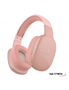 Auricular BT Netmak Vincha NM-VOLT Rosa