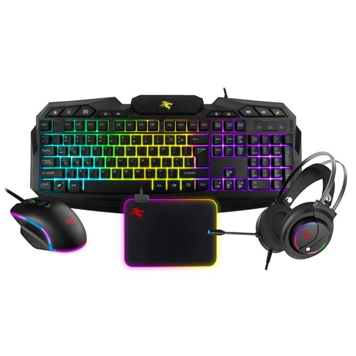 Combo Sentey GS-5850 4 En 1 (Tec-Mouse-Pad RGB y Auricular)