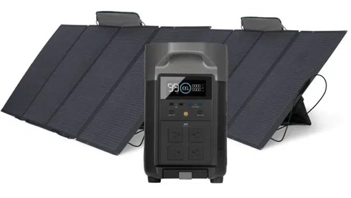 EcoFlow DELTA PRO + PANEL SOLAR 400W x 2