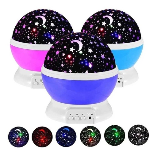 Lámpara Velador Led Dinax Sueños (Con Luz Colores) USB